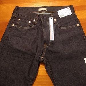 NWT Uniqlo Men's Straight Selvedge Jeans (29x32)
